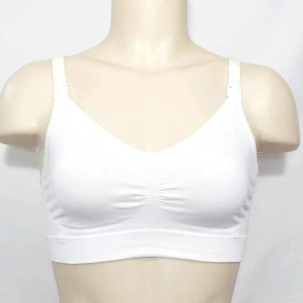 XXL Medela Basics Collection Seamless Nursing Wire Free Bra White NWT New